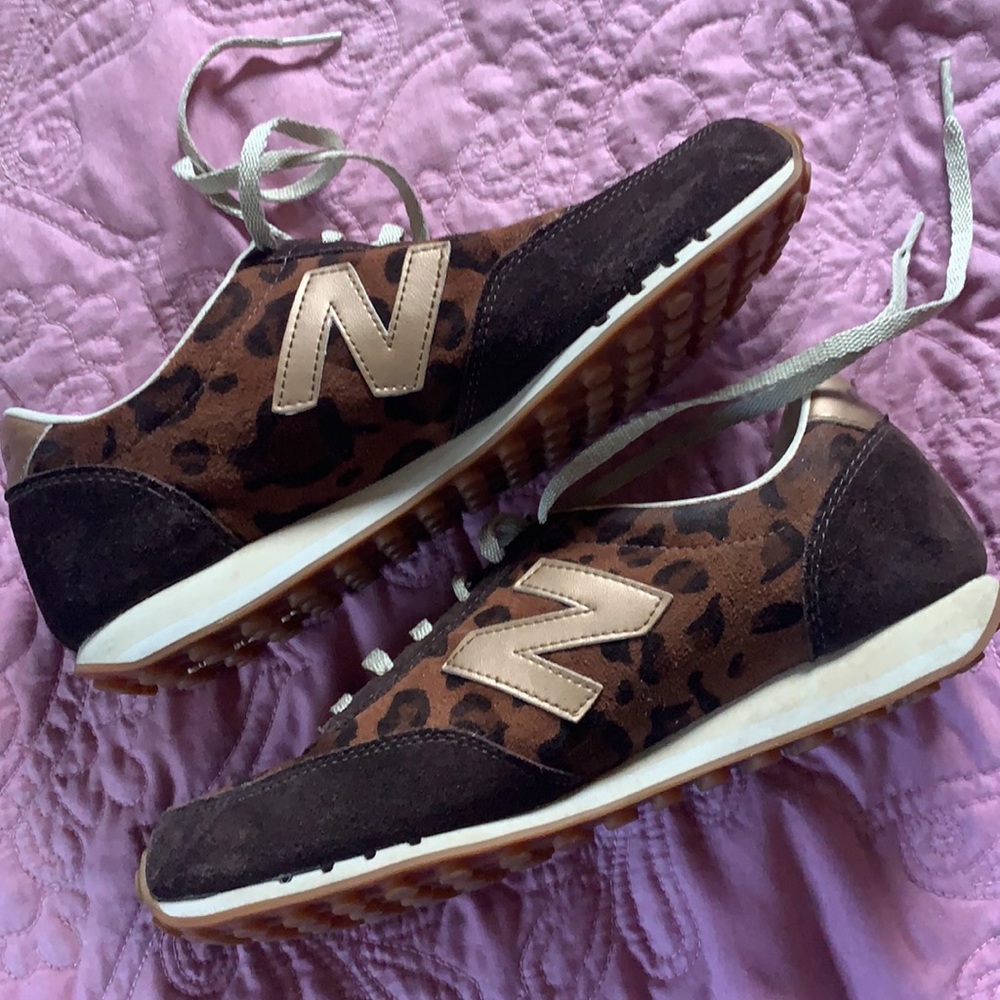 New Balance for Nine West Leopard sneakers